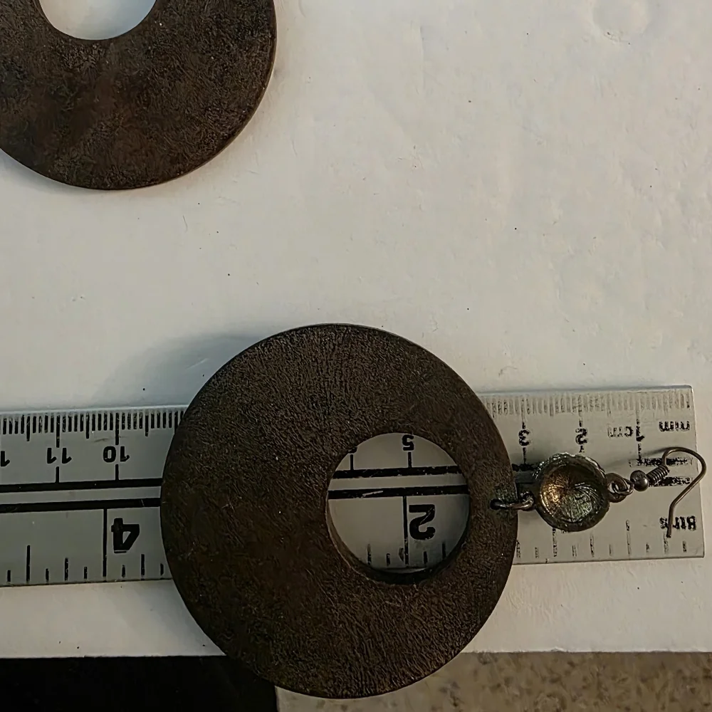 Fashion Jewelry Brown Geometric Earrings
